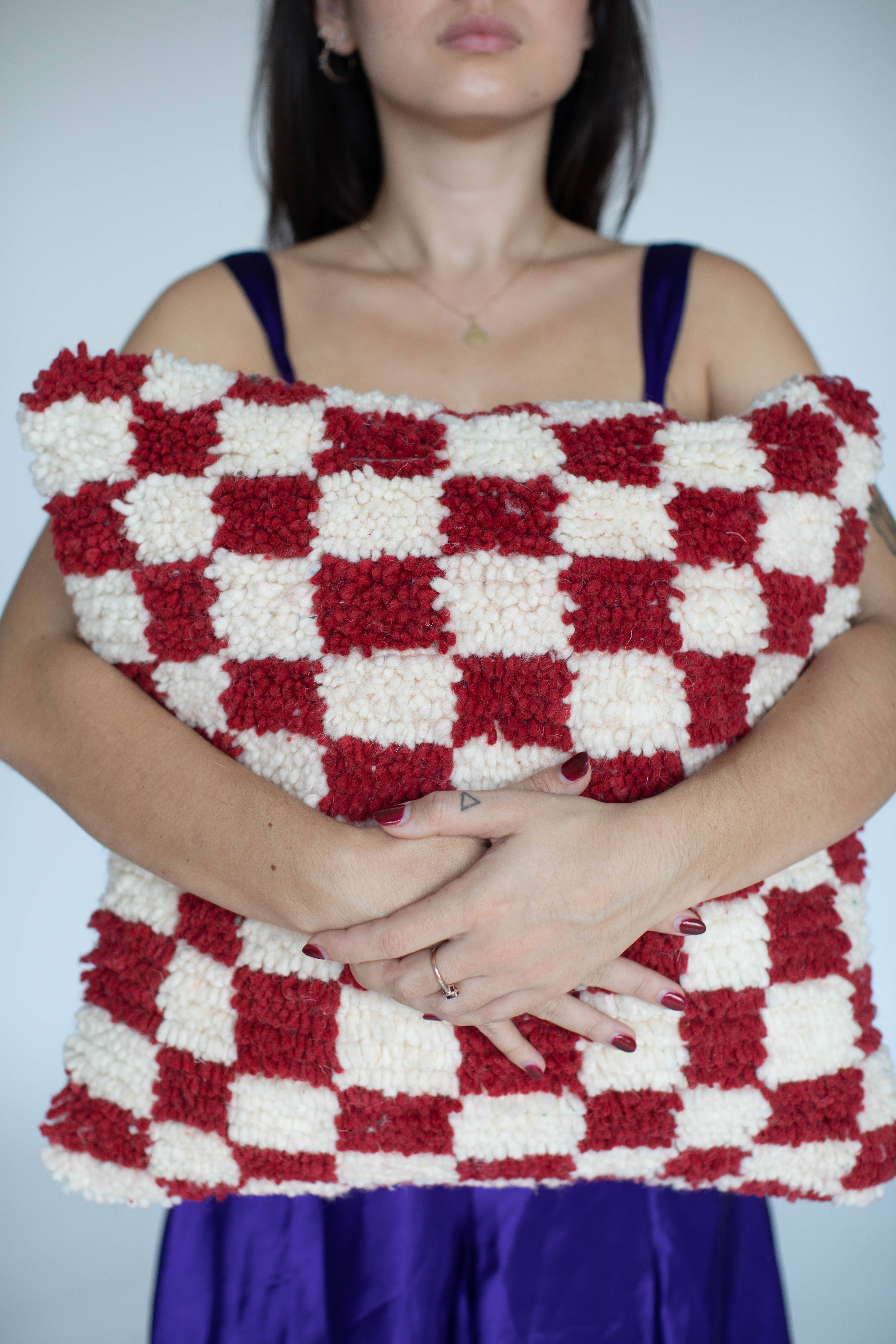 Voyage - Wholesale Throw pillow cover - Checkered Moroccan Pillow Covers37