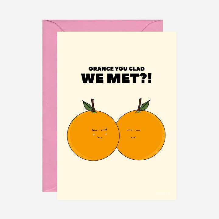 Orange kærlighedskort for engroshandel hos Pearl Ivy