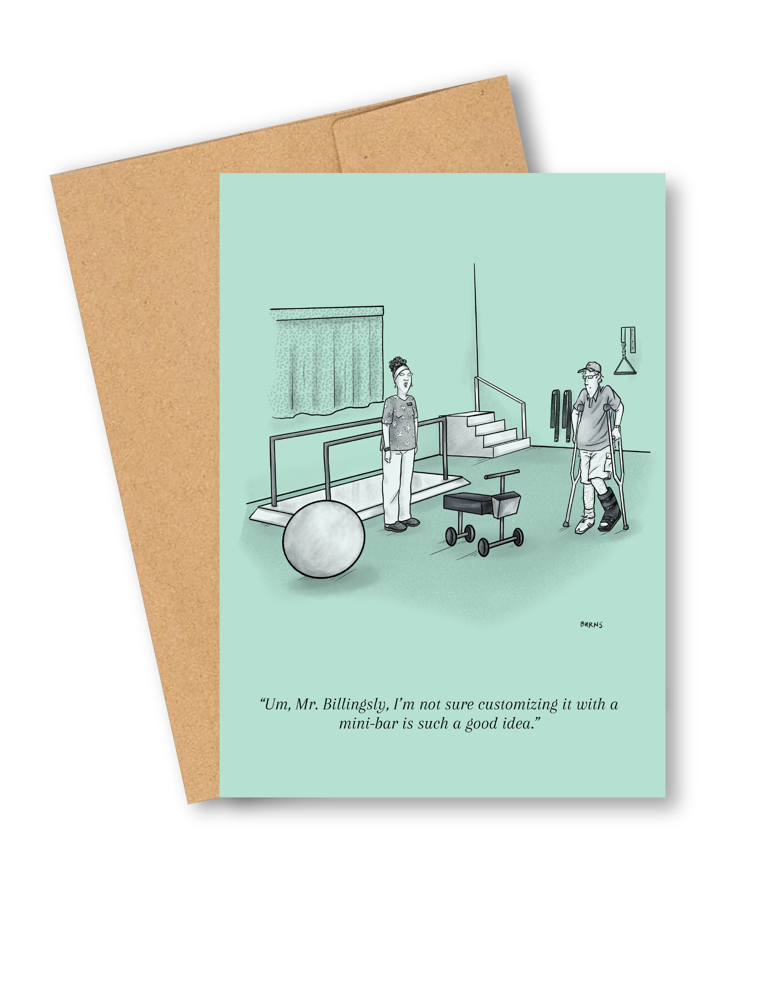 BounceBack – wholesale Everyday greeting card – Surgery Humor Pack – Six Cards to Laugh in Recovery4