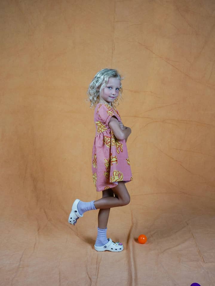 Jelly Dress – Reversible (Two Dresses in One) for wholesale by Lokal Folk - Reversible Kidswear