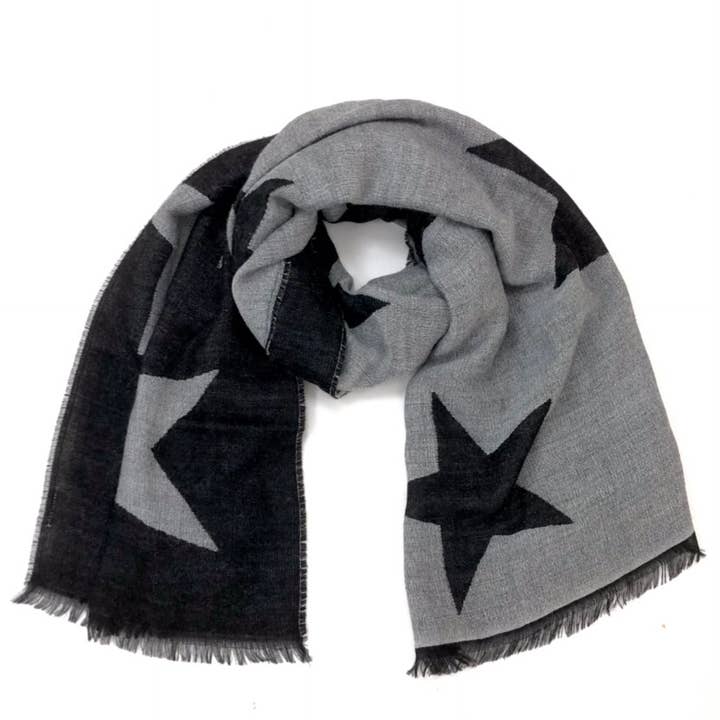 MILANO AMOUR - Wholesale Scarf - Women's - MAXI STAR DOUBLE SCARF6