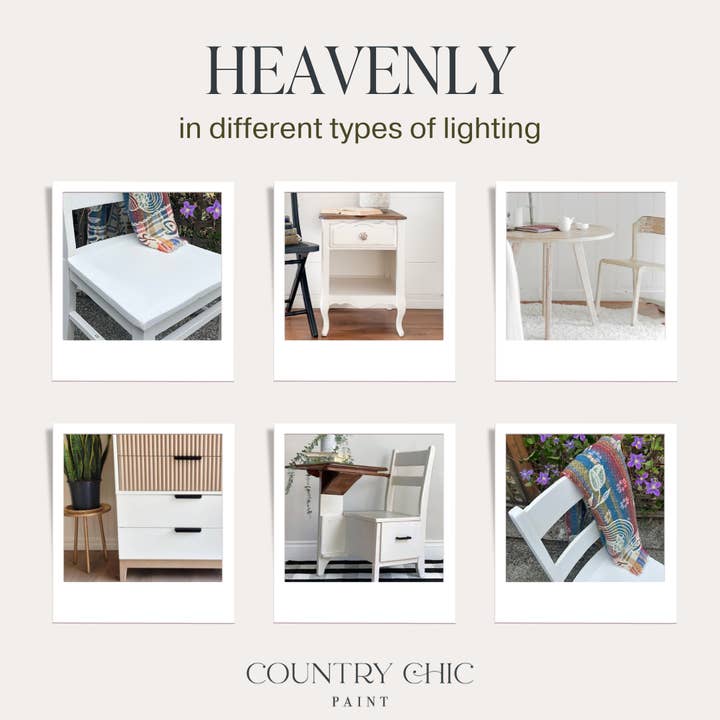 Country Chic Paint - Wholesale Furniture Wax/Paint - Heavenly - Chalk Style Paint for Furniture & Home Decor