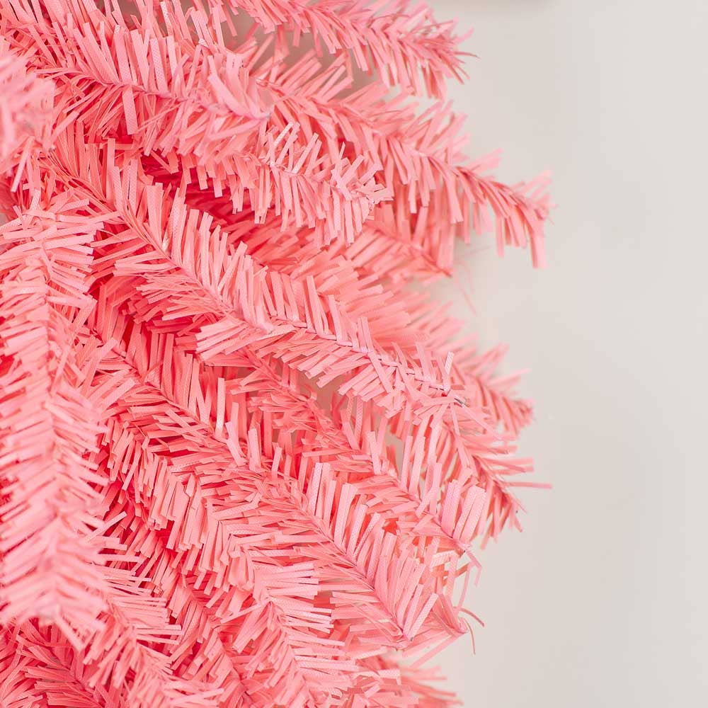 Factory Direct Craft - Wholesale Wreath - 12" Pink Artificial Pine Wreath (Package of 6 pieces)1