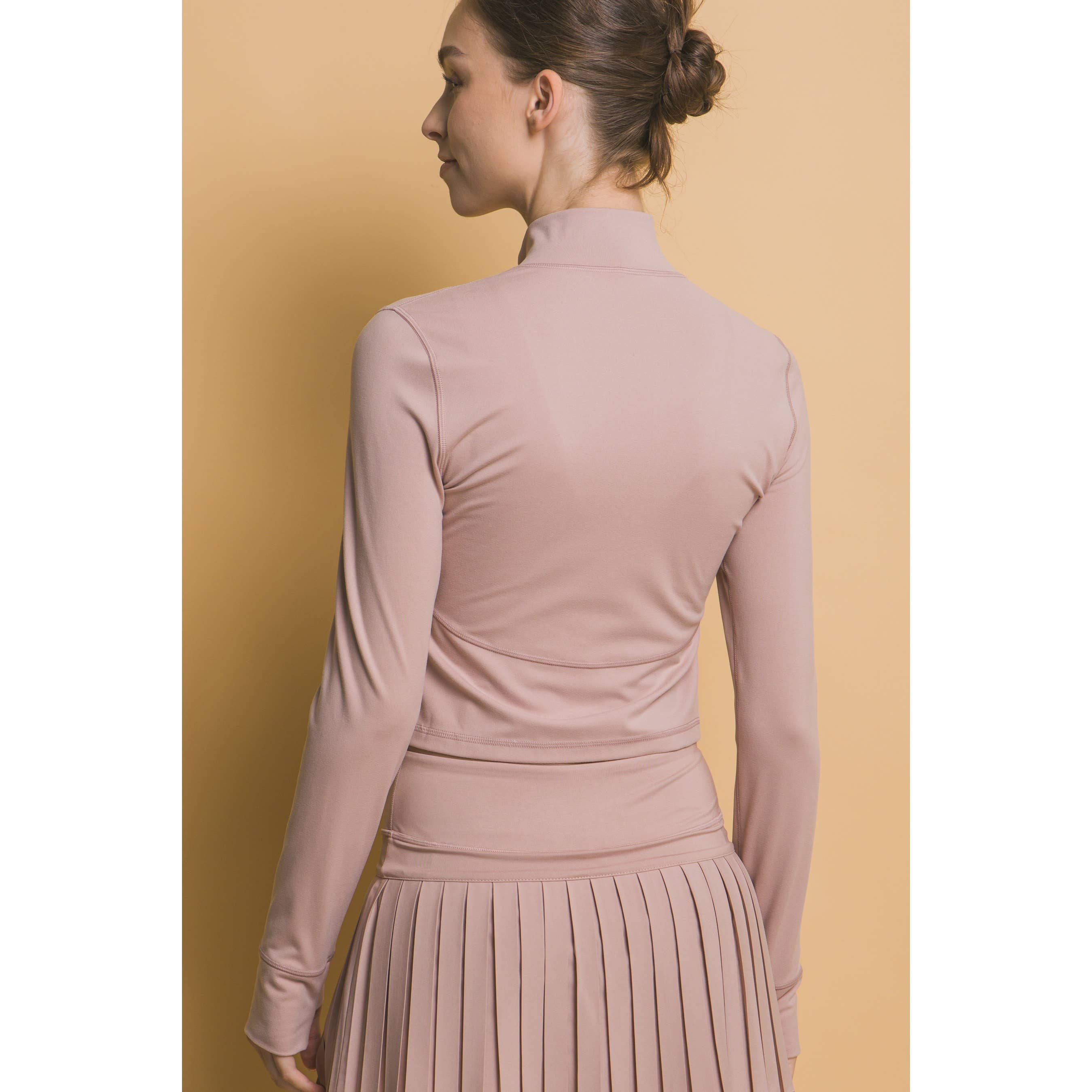 Apolline - Wholesale Athletic Jacket - Women's - Active Long Sleeve Zip- Up Performance Jacket12