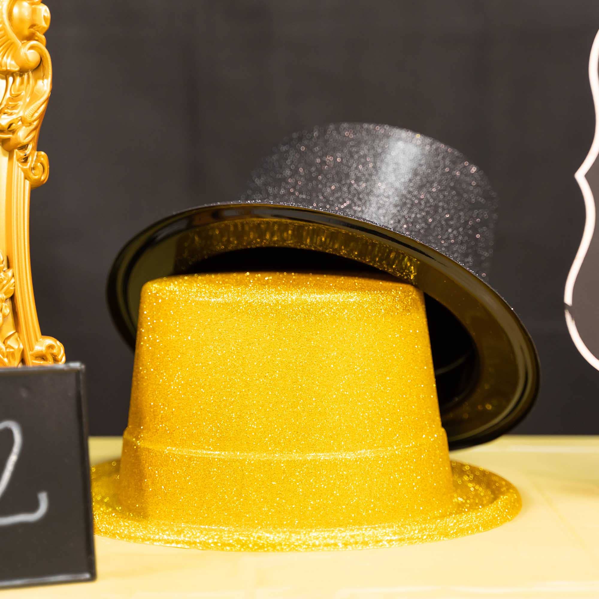 Glitter Party Hat - Black for wholesale on Faire3