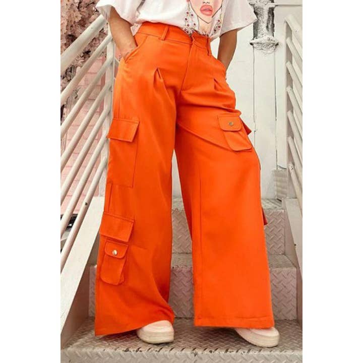 Black Pearl Clothing - Wholesale Pants - Women's - Urban Explorer Wide-Leg Cargo Pants