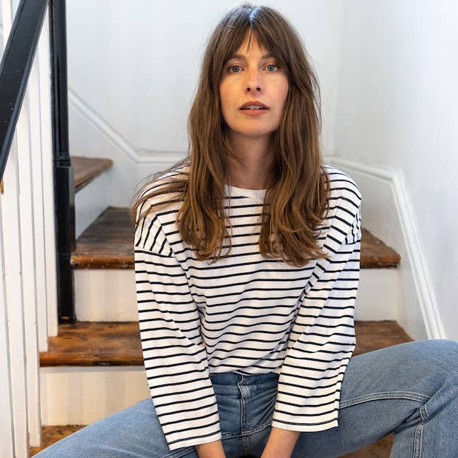 T-shirt breton bleu marine Erin 3/4 en coton biologique et autres tendances Résultats pour marinière en vente B2B. Retours gratuits et paiement à 60 jours sur Faire sur Faire.