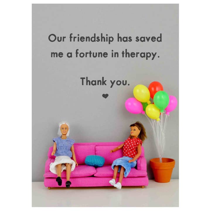 Best Seller Friendship | Therapy | Cards for Her for wholesale by Bold & Bright