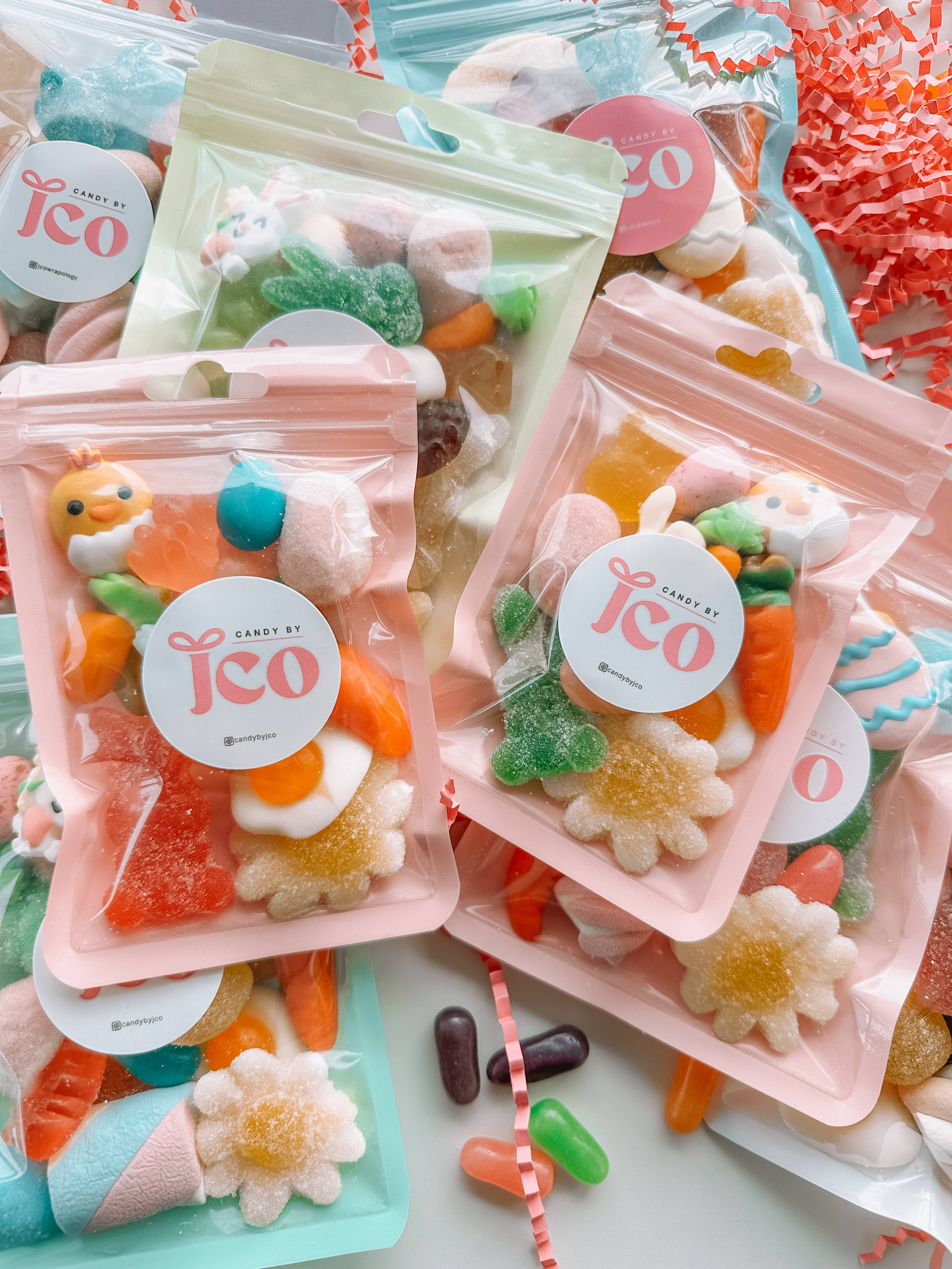 Candy by J.Co - Wholesale Gummy - Pastel Party Packs {candy zipper pouch}10
