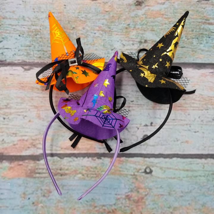 Halloween Pumpkin Witch Hair Hoop Headwear Girl Toys for wholesale by MIAS SHOP
