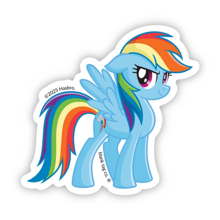 My Little Pony® Rainbow Jack Sticker for wholesale by Blank Tag Co. Stickers - Waterproof Stickers