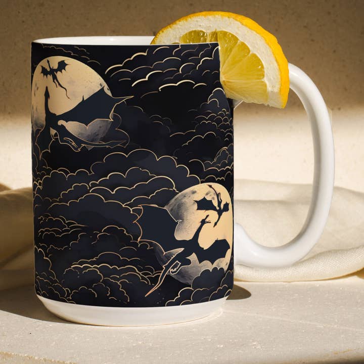 Maanverlichte Drakenmok voor wholesale door MagicMerchEmporium