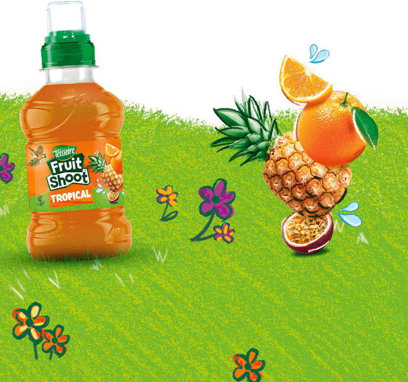 123bonbon - Vendita all'ingrosso Succhi di frutta - TEISSEIRE Fruit Shoot Tropical1