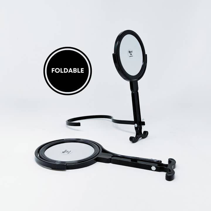 Rucci Professional - Wholesale Compact Mirror - M626/B
1X/5X Magnifying Black Plastic Neck Mirror2