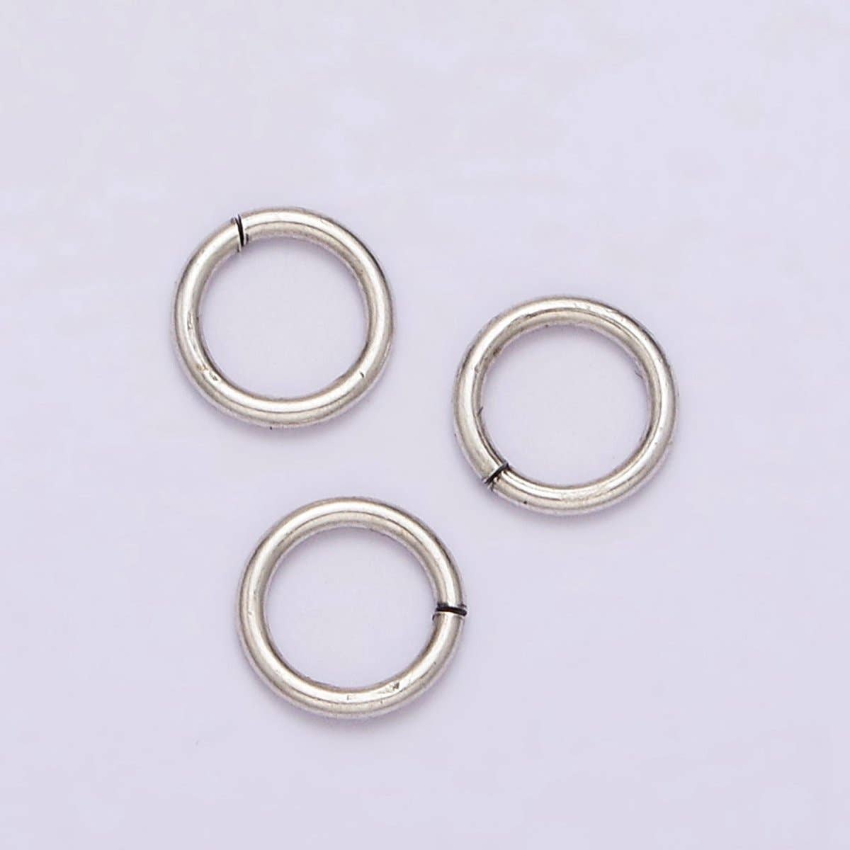 Aim Eternal - Wholesale Craft Supplies - S925 Sterling Silver Open Jump Rings 3mm, 4mm, 5mm, 6mm SL-348 SL-349 SL-350 SL-351 SL-3527