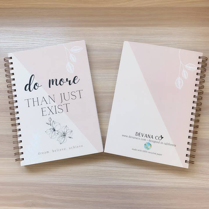 Do More Than Just Exist Notebook for wholesale by Devana Co