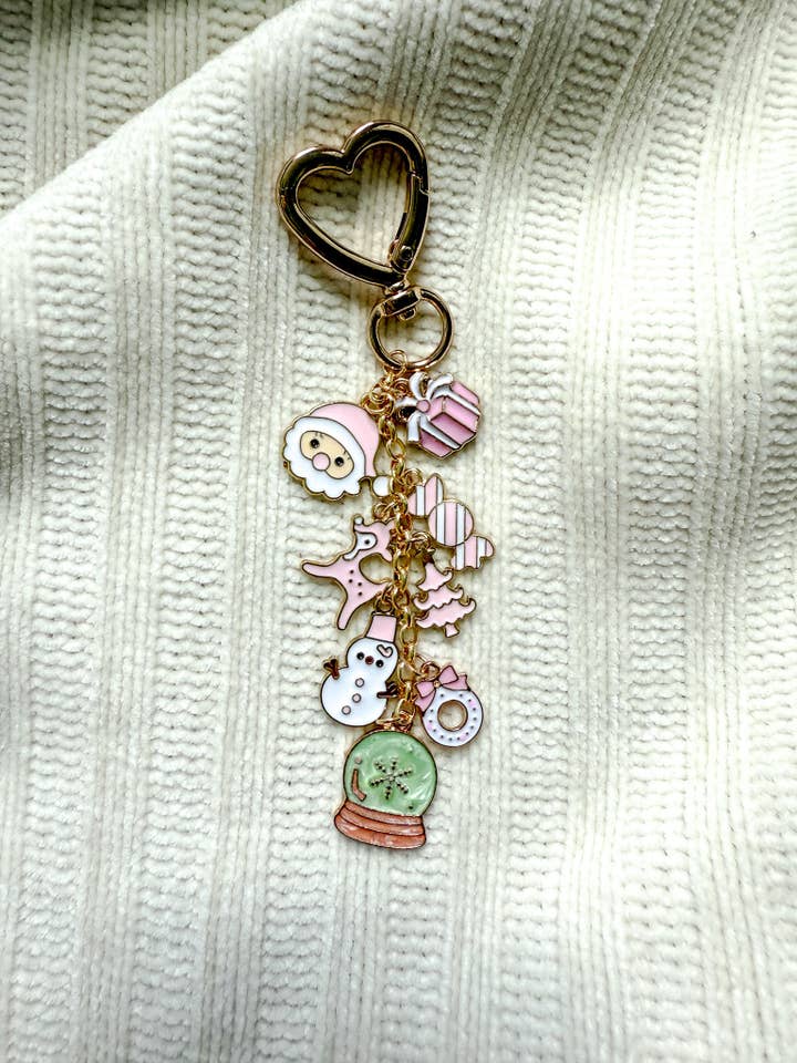 Christmas Themed Kindle Chain for wholesale by Violet Moon Studio