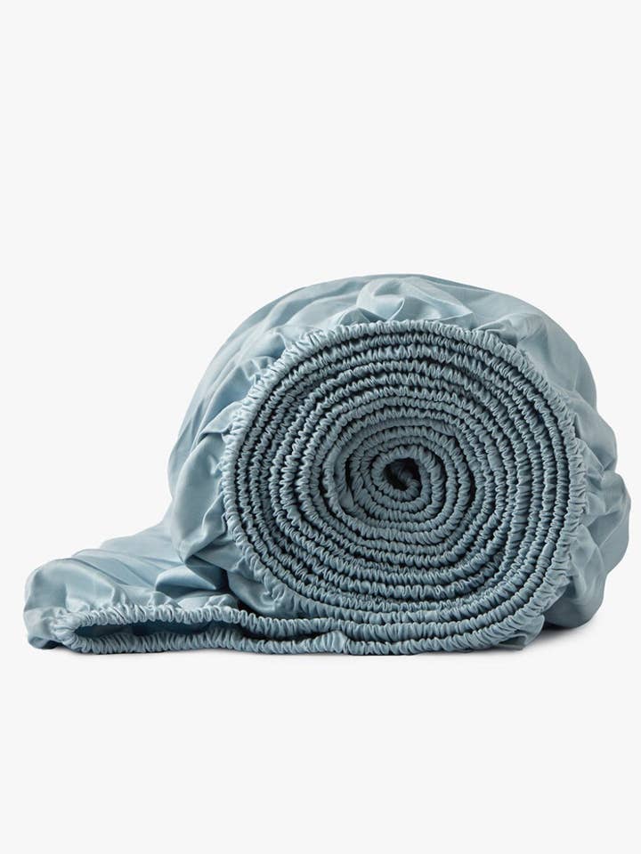 Signature Hemstitch Organic Fitted Sheet for wholesale by Duman Home