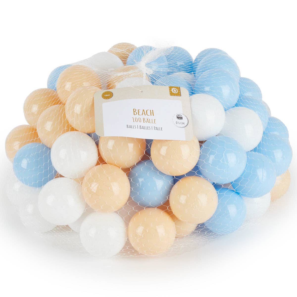 Bieco Spielwaren - Wholesale Sportbal - Kinderen - Balls Beach 100 stuks4
