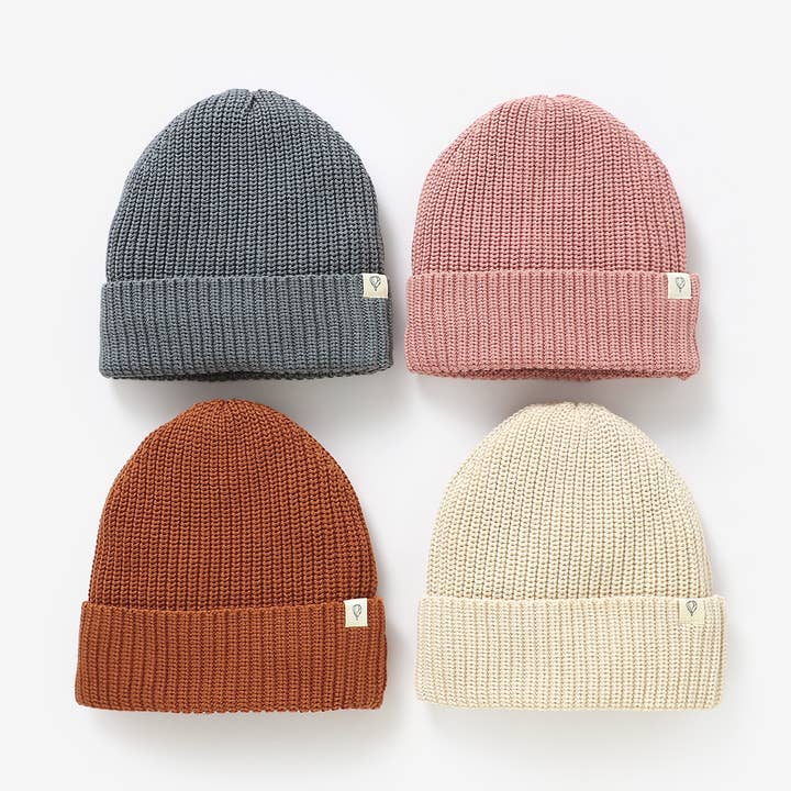 Organic Cotton Winter Beanie | Toddler Hat | Baby Hat for wholesale by Almond Bud