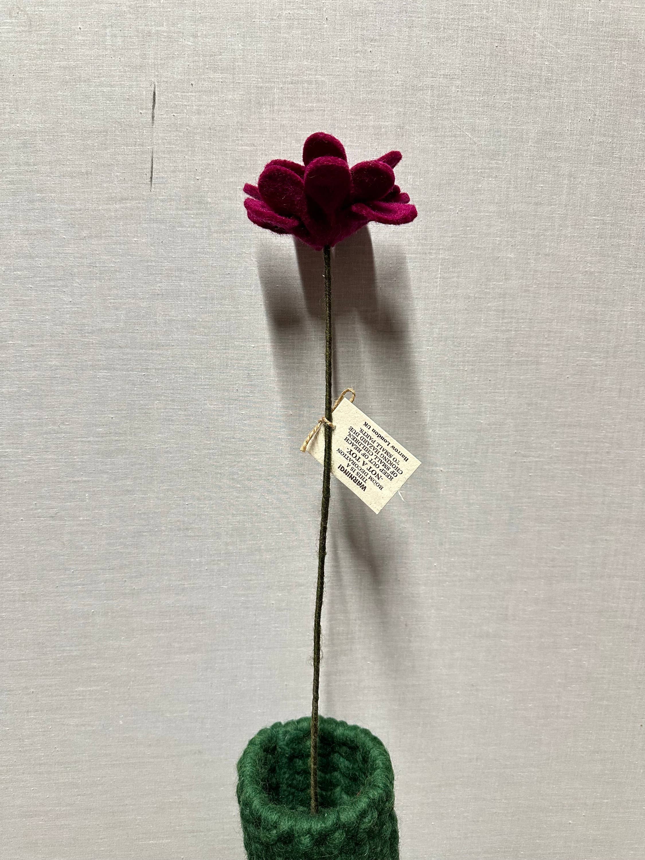 Funky Yak Ltd - Wholesale Artificial Flowers - Handmade Felt Flower Decoration for Any Occasion. 4 Pc mix4