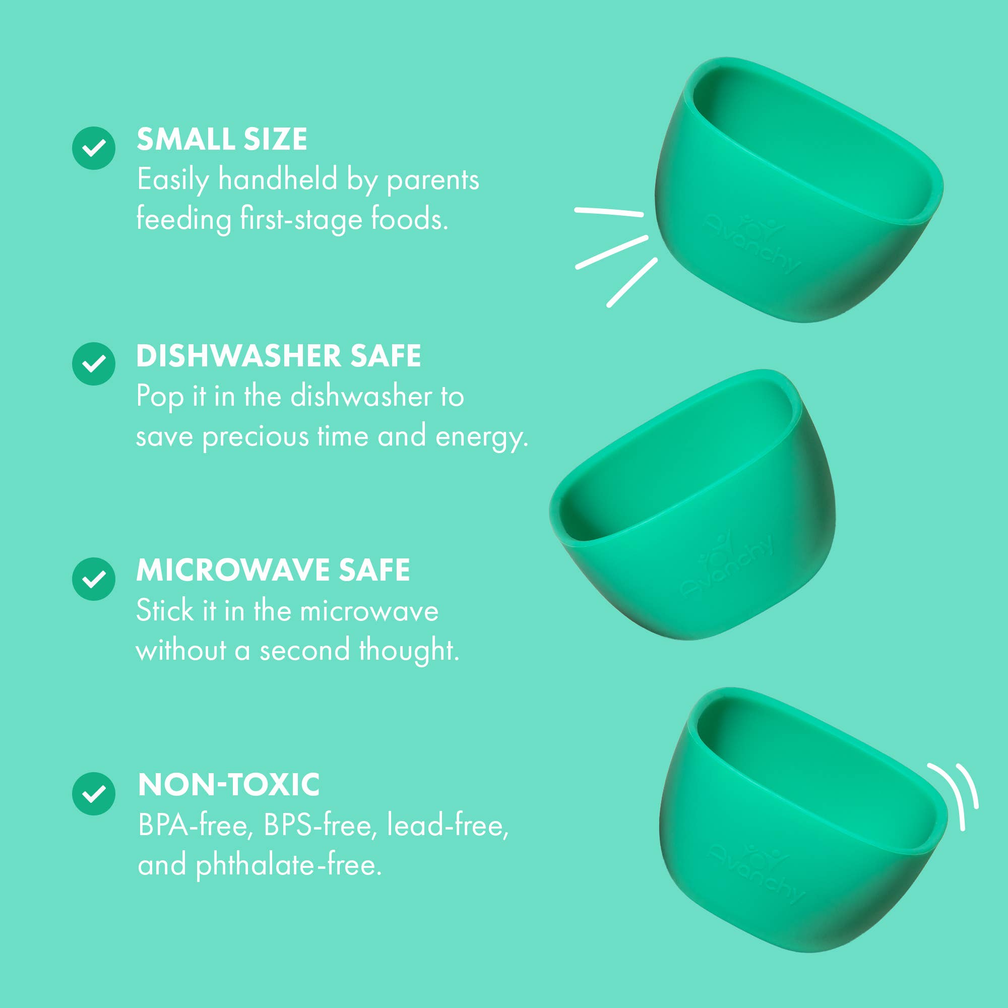 Avanchy - Wholesale Bowl - Kids & Baby - Avanchy La Petite Silicone Bowl3