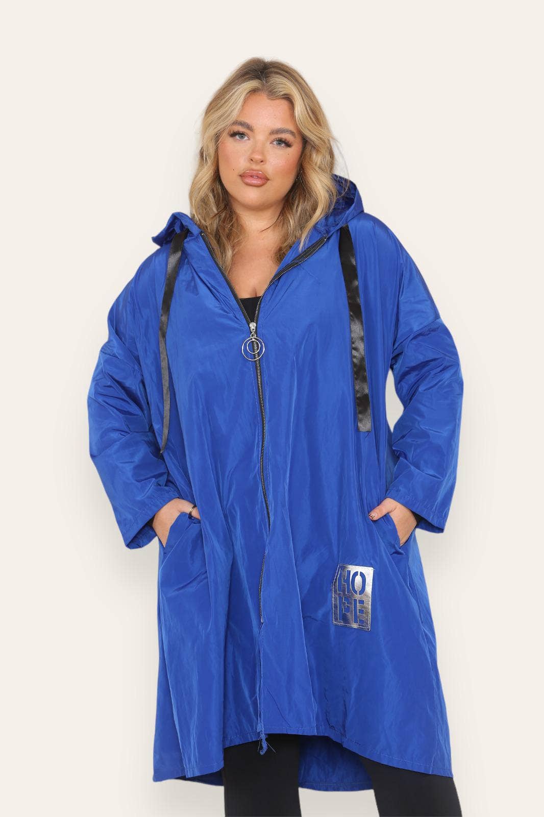Miss Bold - Wholesale Raincoat - Women's - Oversized Hooded Rain Mac51