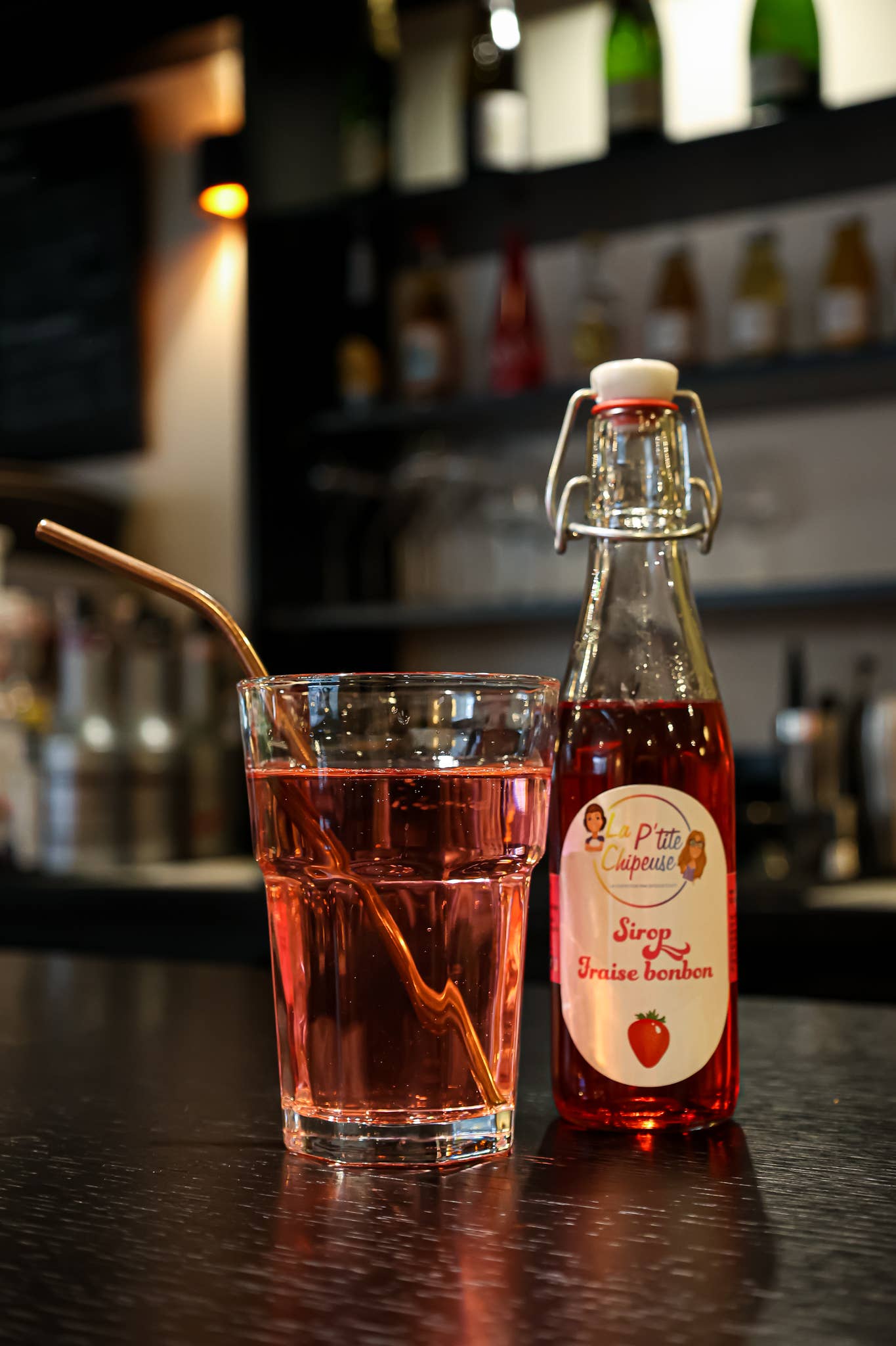 La P'tite Chipeuse - Wholesale Flavored Syrup - RASPBERRY LAVENDER Syrup1