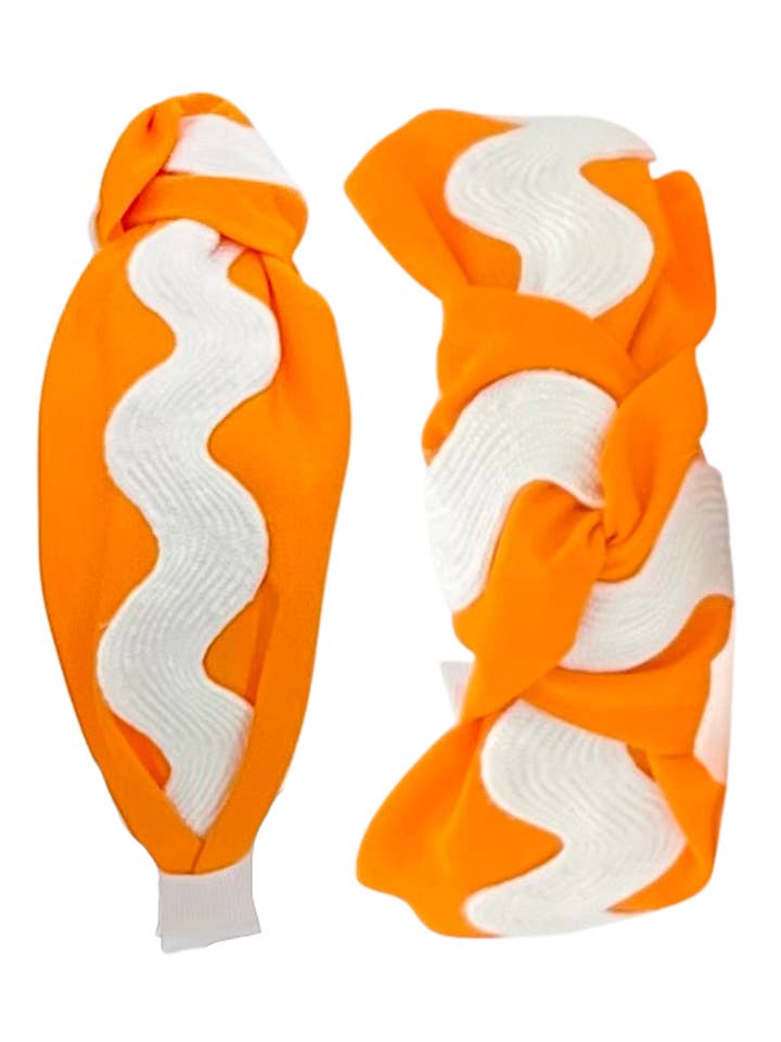 Rice à riz blanc sur orange vif pour la vente par Pretty Happies