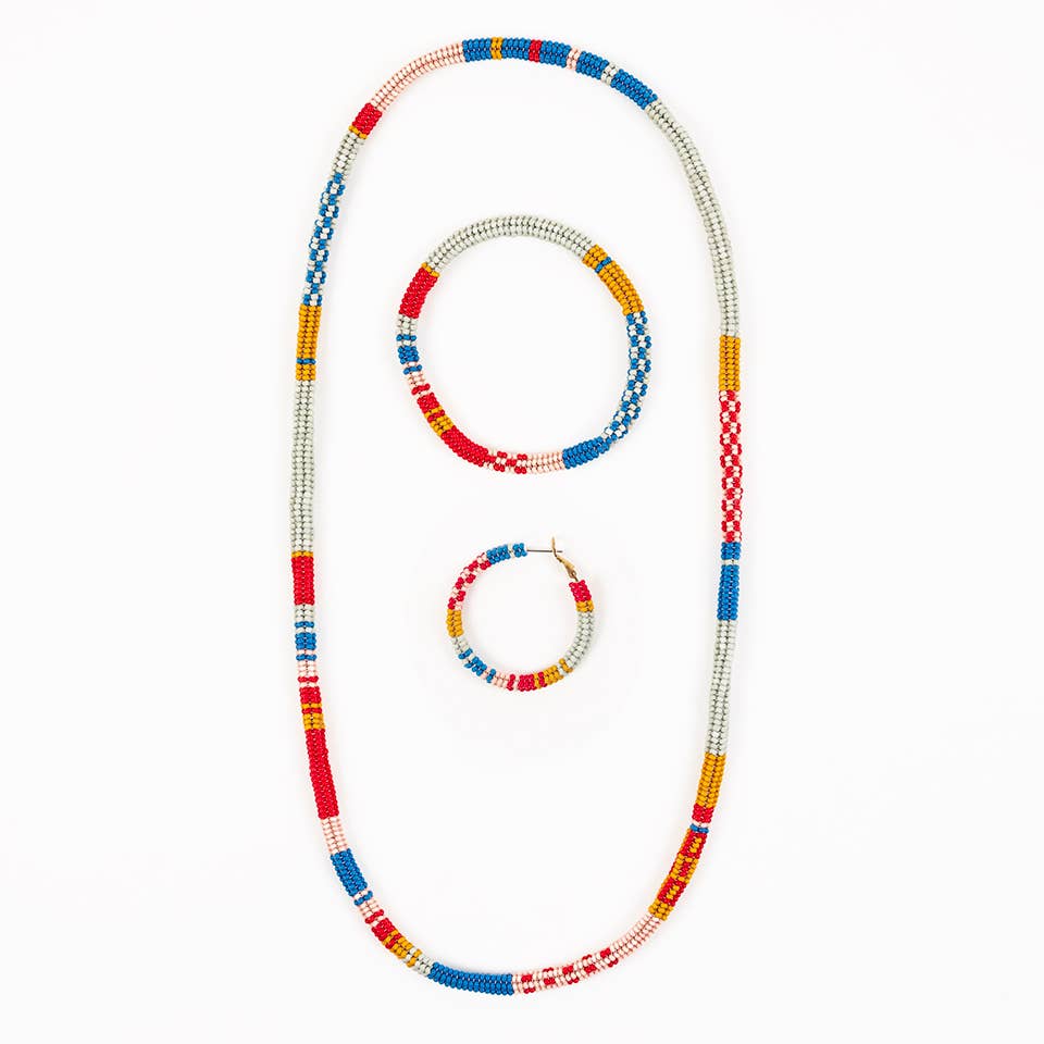 Altiplano – wholesale Pärlband/Pärlhalsband – Patchwork Tube pärlhalsband1