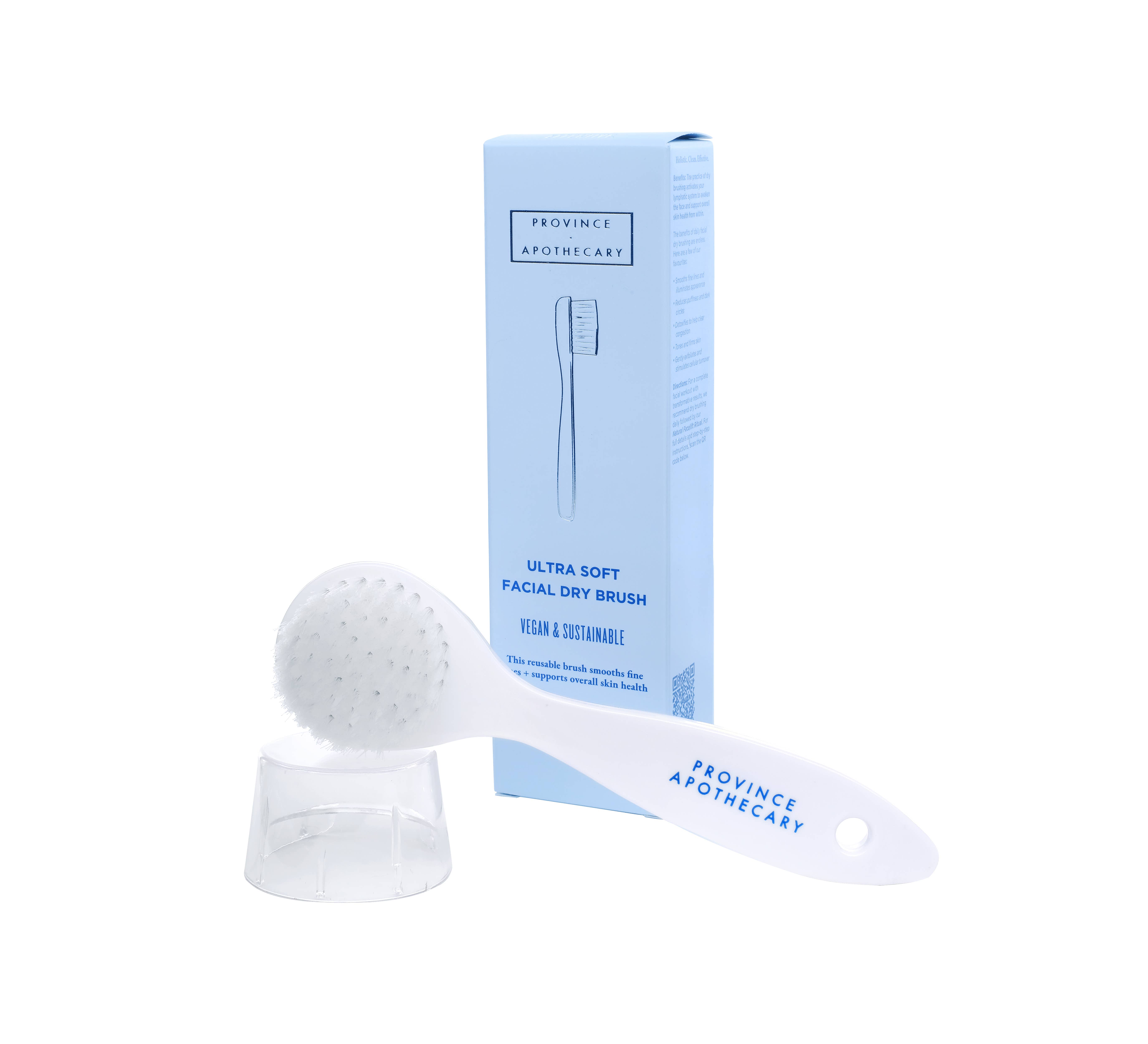 Province Apothecary | Organic Skincare & Wellness - Wholesale Body Brush - Ultra Soft Facial Dry Brush2