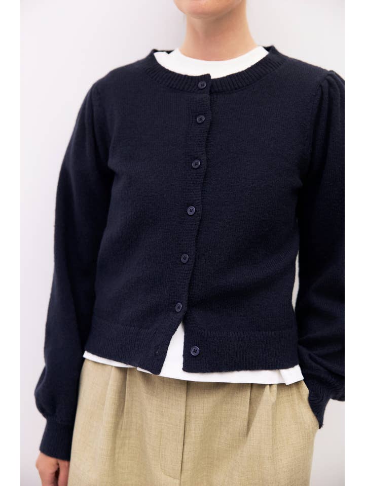 MOD REF - Wholesale Cardigan - Women's - The Sola Cardigan | Puff Sleeve Cardigan14