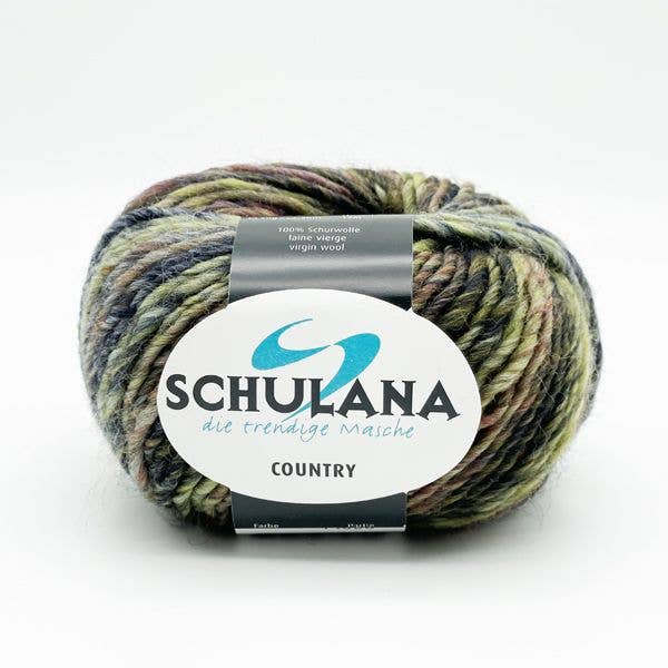SCHULANA - Vente Fils à tricoter - Country - Laine 100 % pure laine vierge pour tricot et crochet3