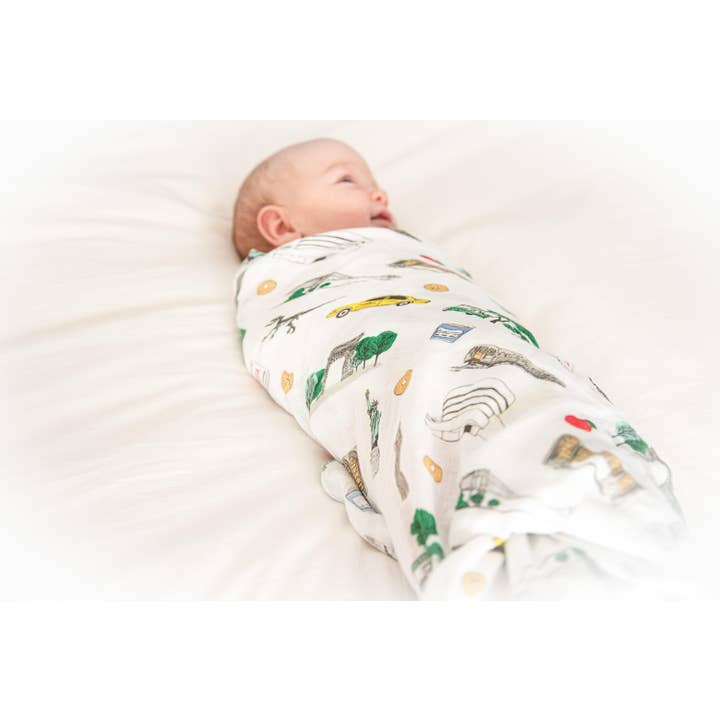 Little Hometown - Wholesale Swaddle - Baby - New York City Baby Swaddle Blanket (Unisex)
