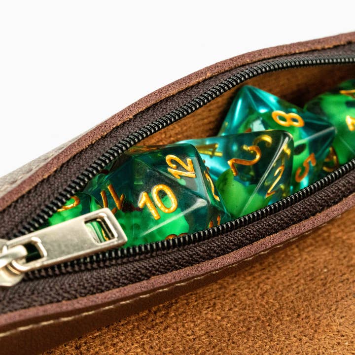 FanRoll by Metallic Dice Games - Wholesale Dice - Pathfinder Dice Scroll Rolling Mat and Carrying Case2