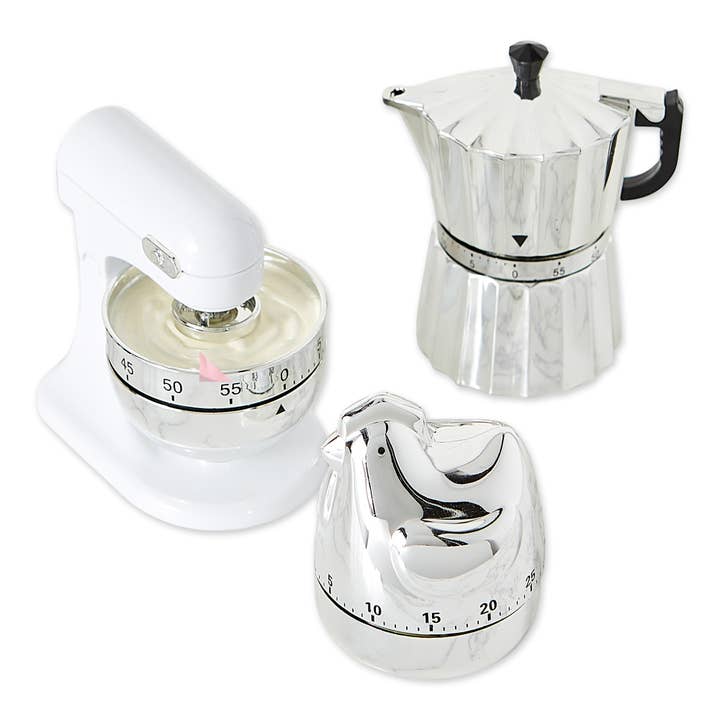 Design Imports - Wholesale Timer - Chrome Kitchen Timers