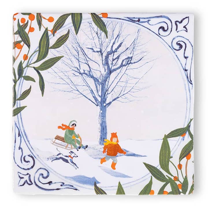 Winter Wonderland | StoryTiles art on tile for wholesale by StoryTiles