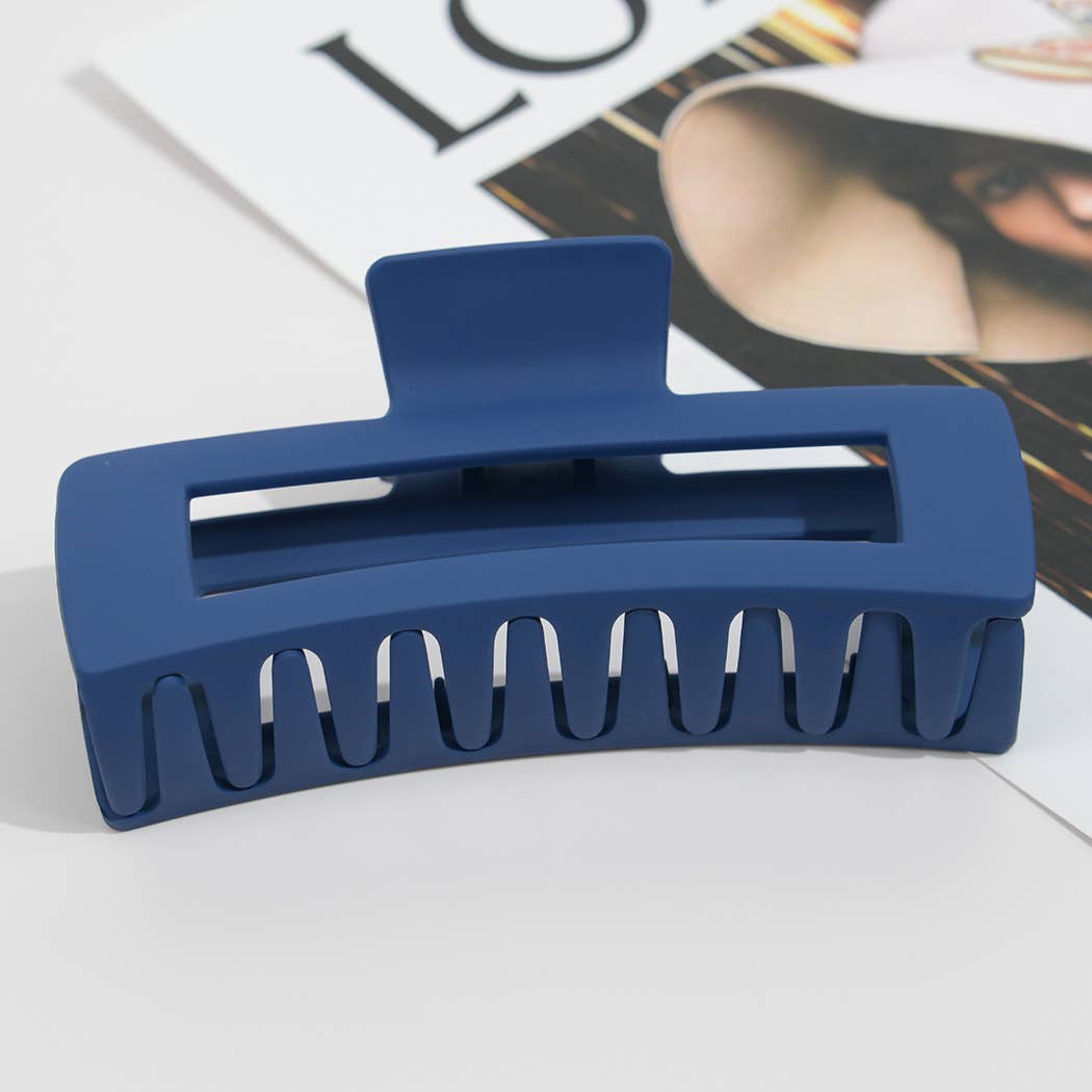 TheDivaSoap - Vente Pince à cheveux – femme - Grandes pinces à cheveux rectangulaires mates de 12,5 cm3