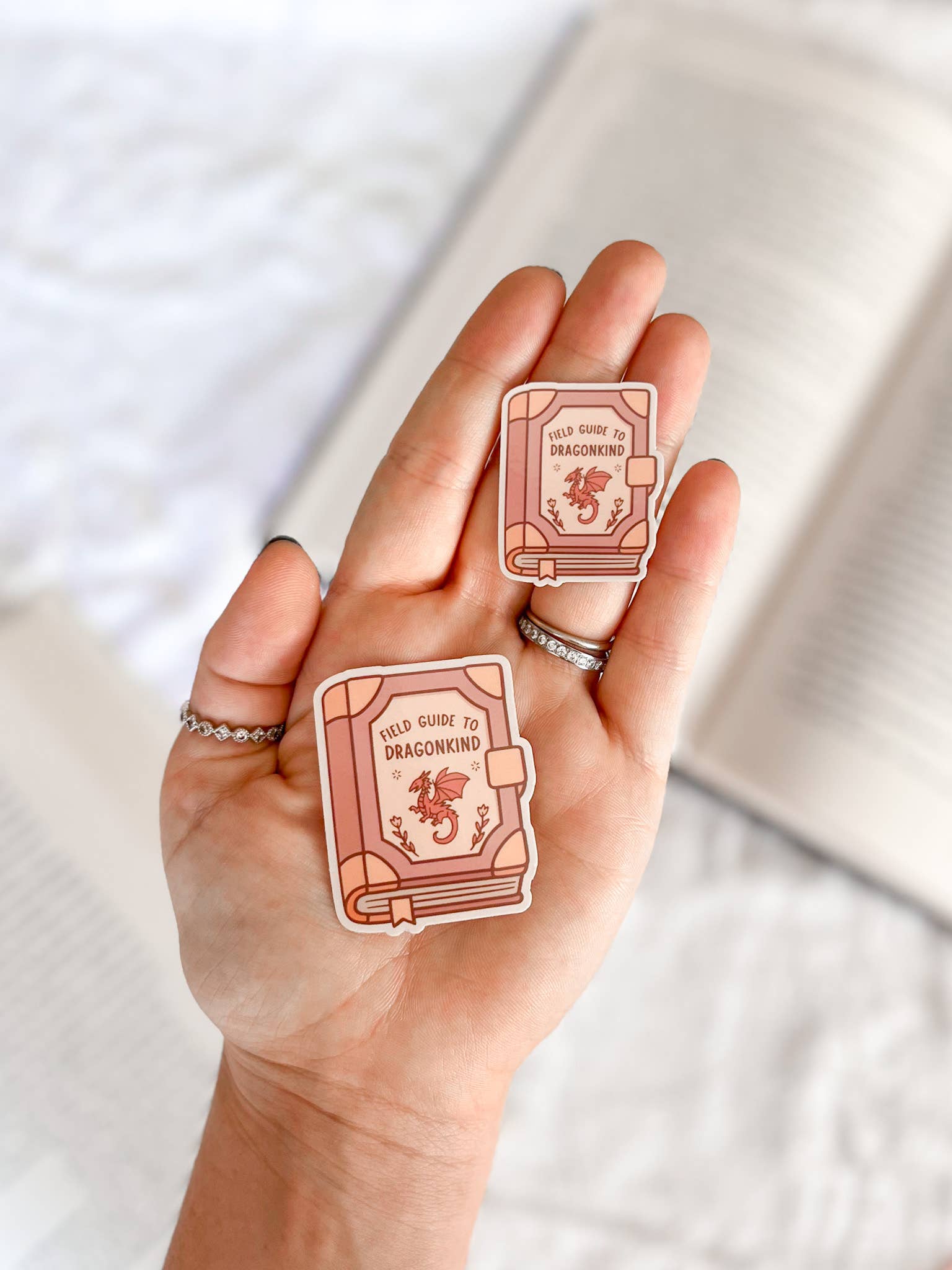 Little Turkey Shoppe - Vente Autocollant - Autocollant en vinyle Guide des dragons, Dragons, Fantaisie