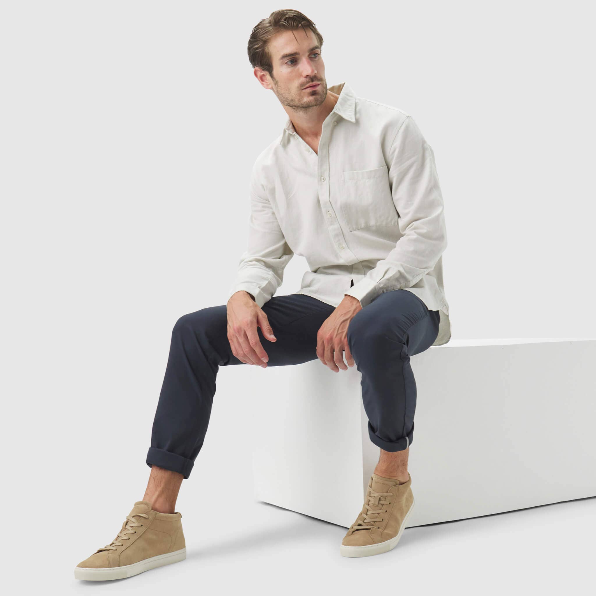 Dyb blå Jetsetter Bukser - Deep Blue for engroshandel på Faire12