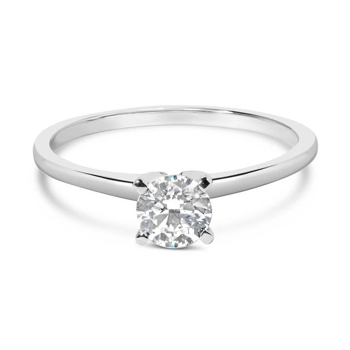 14K Gold 1/2 Ct Lab Grown Diamond Solitaire Engagement Ring for wholesale by Infinite Jewels