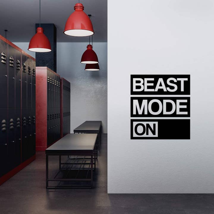 My Vinyl Story - Wholesale Wall Decal/Stickers - Beast Mode On Wall Decal Sticker