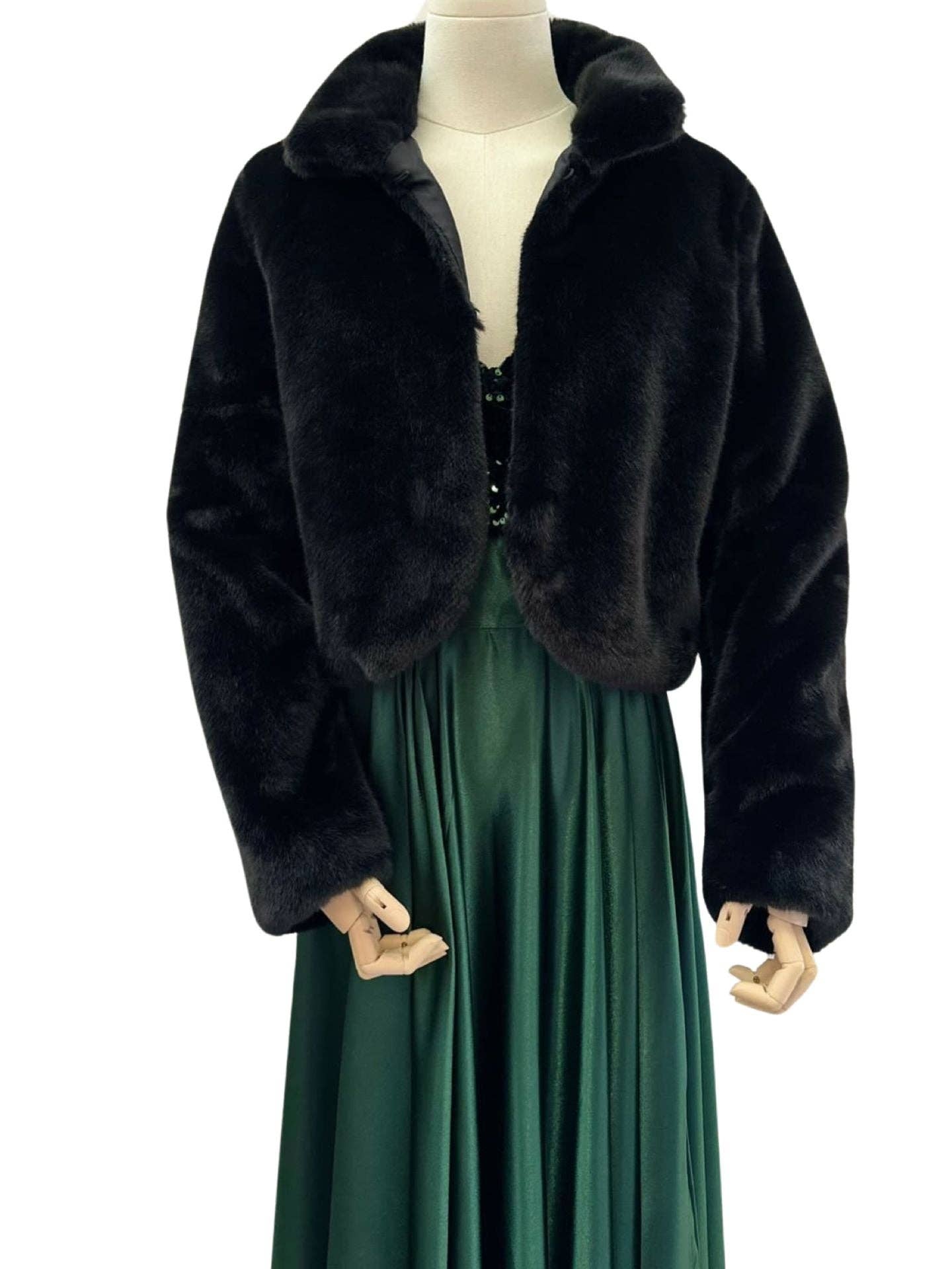 red Synthetic Hair Bolero V001-1 for wholesale on Faire5