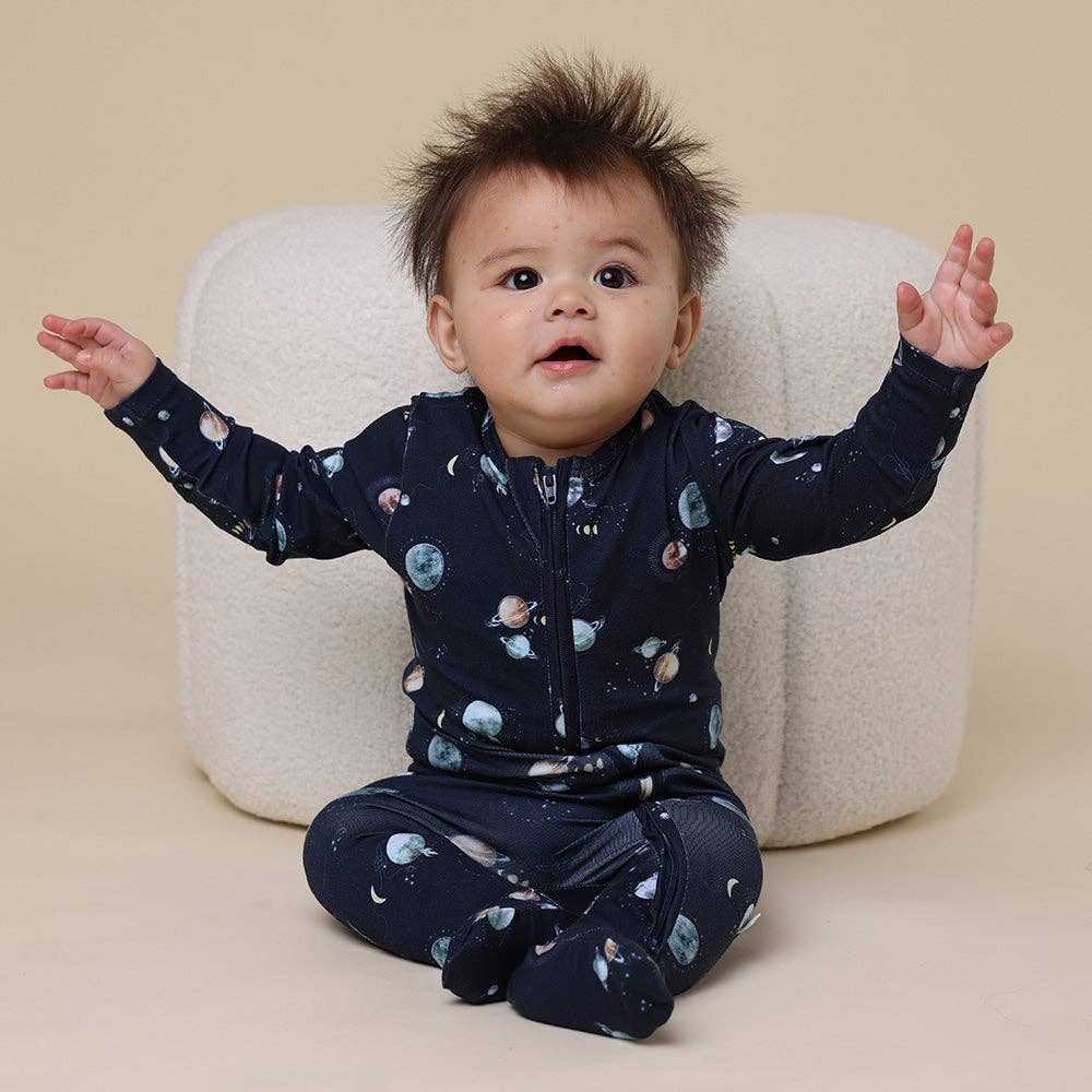 Snuggle Hunny - Wholesale Sleepsuit - Baby - Milky Way Organic Snuggle Sleepsuit Zip Footie6