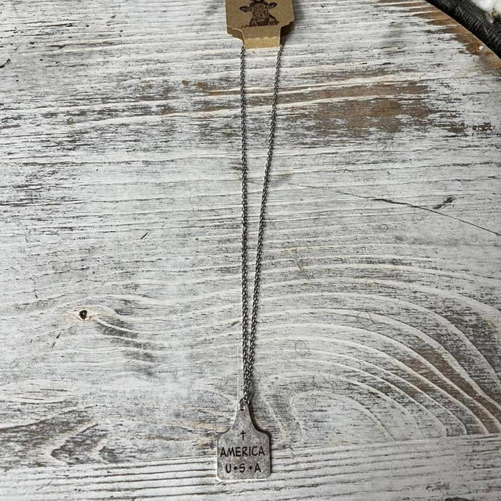Crazy Heifers Wholesale – Großhandel Kette mit Anhänger/Charm – Metall-Halskette mit Kuhmarke2