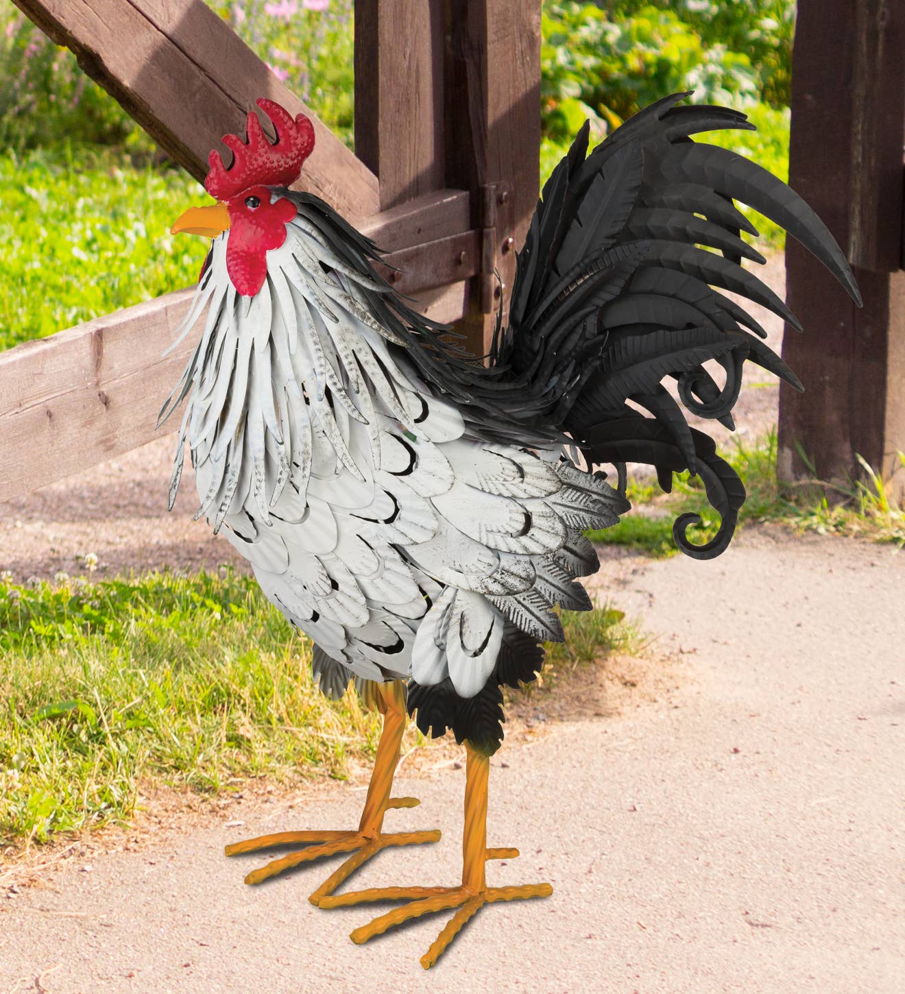 Regal Art & Gift - Wholesale Outdoor Ornament/Decor - Sussex Rooster Decor 21"2