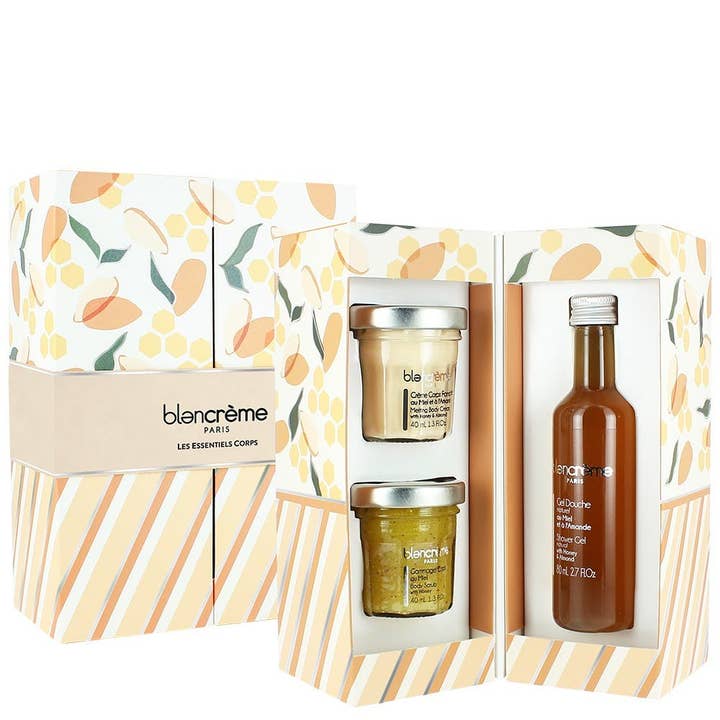 Blancreme Delice Essential Body Trio - Honey & Almond for wholesale by Blancrème Paris