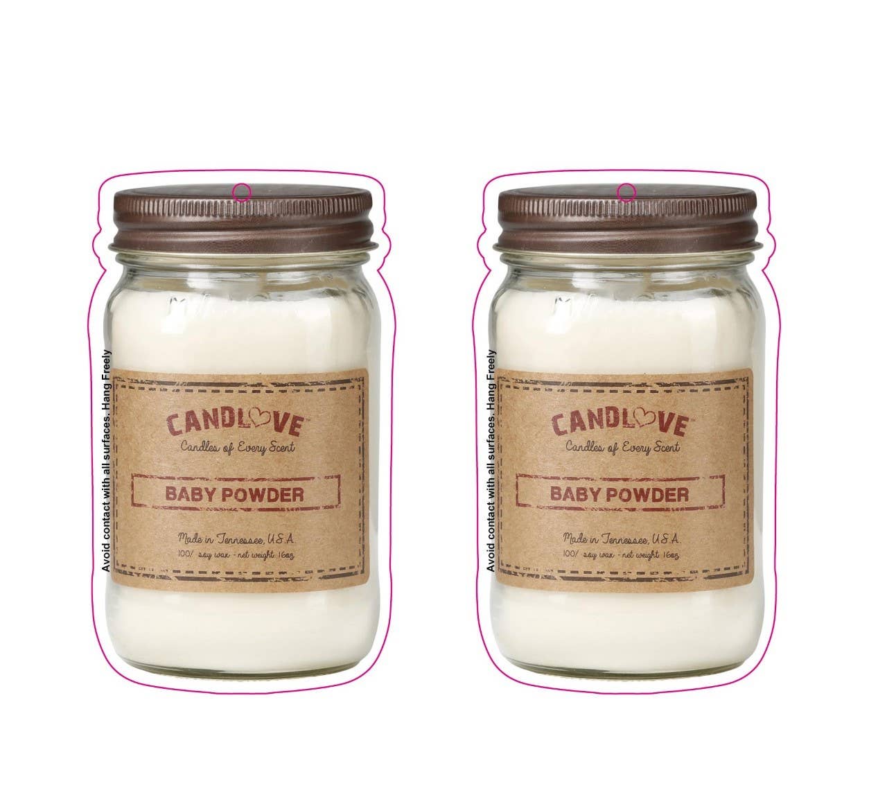 CANDLOVE CANDLE CO - Wholesale Car Freshener - Unisex - CANDLOVE Strong Scented Car Freshner 16 Scents (1x Peice)0