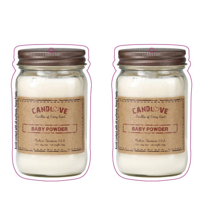 CANDLOVE CANDLE CO - Wholesale Car Freshener - Unisex - CANDLOVE Strong Scented Car Freshner 16 Scents (1x Peice)