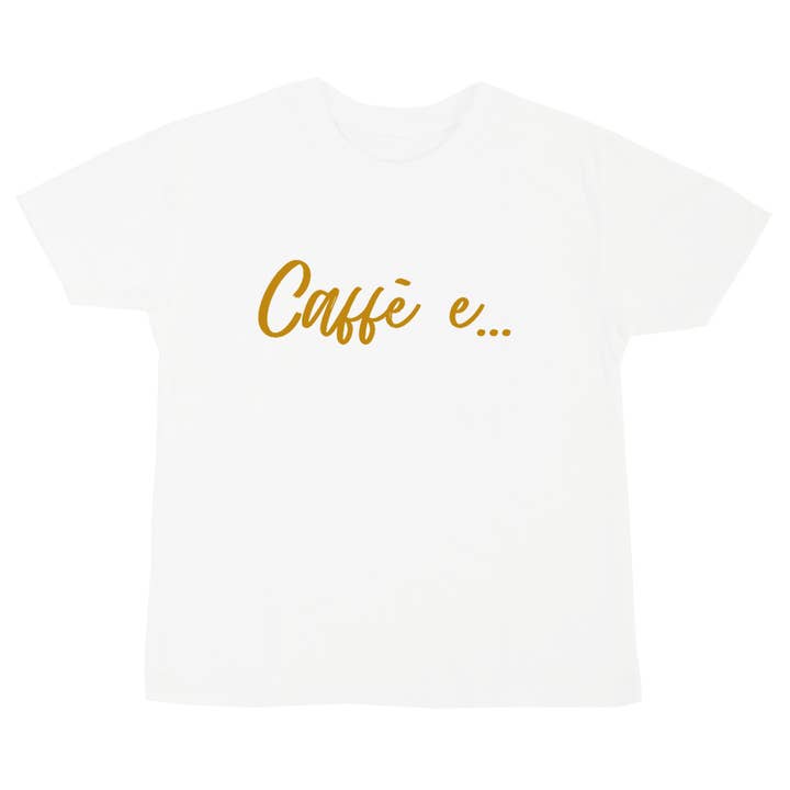 Umuna di Viola Cacciapuoti - Wholesale Screen Printed T-Shirt - Women's - U-Shirt™ “Coffee and...”